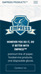 Mobile Screenshot of empress-products.com